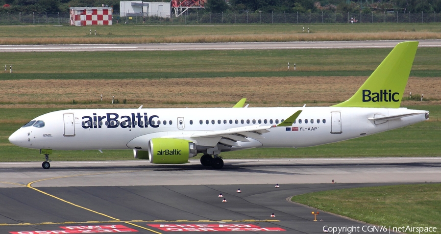 airBaltic Airbus A220-300 (YL-AAP) | Photo 514689