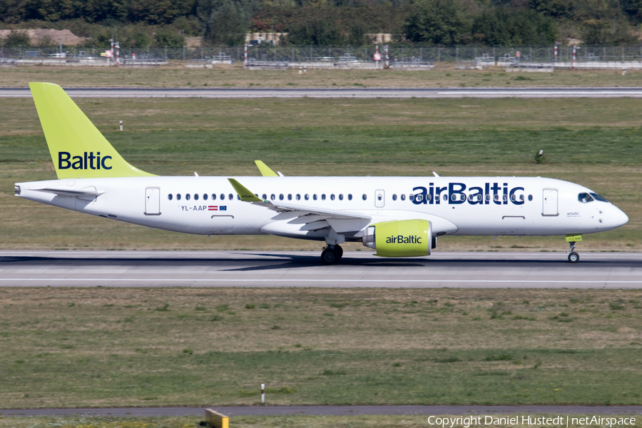 airBaltic Airbus A220-300 (YL-AAP) | Photo 533397