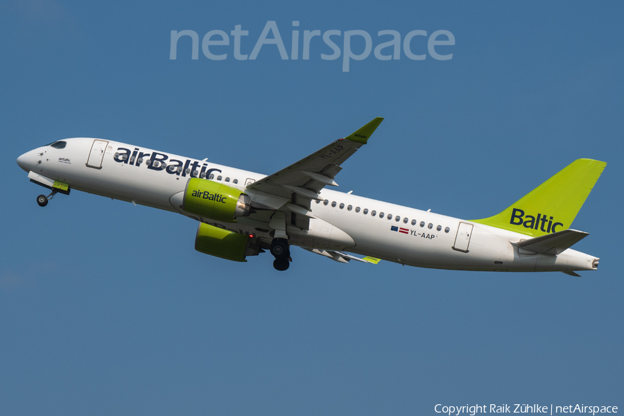 airBaltic Airbus A220-300 (YL-AAP) | Photo 639740