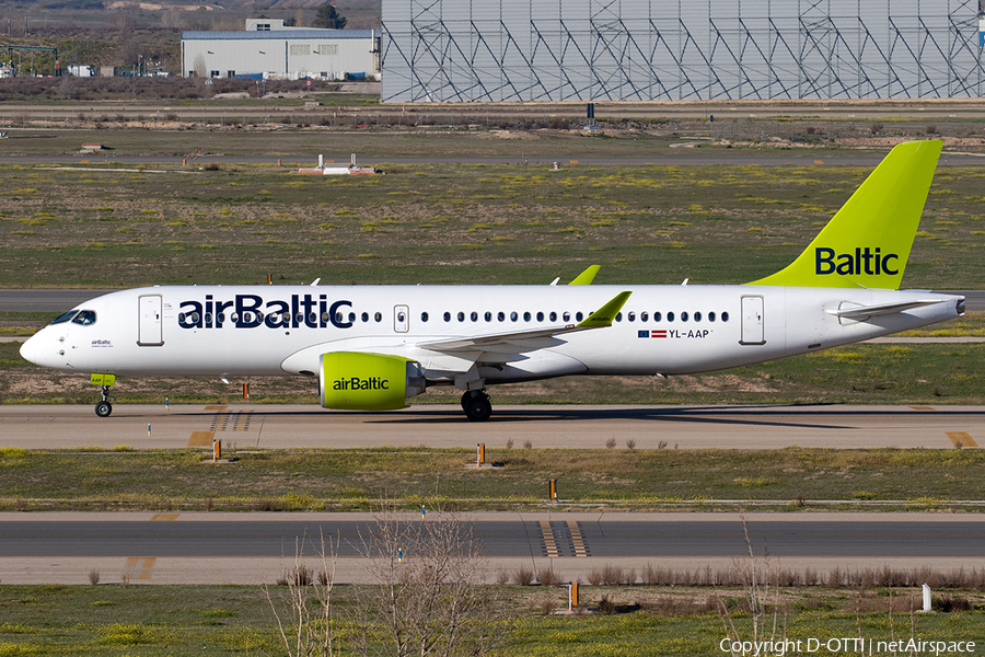 airBaltic Airbus A220-300 (YL-AAP) | Photo 375041