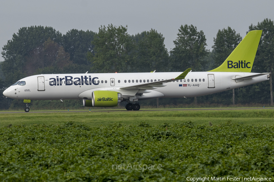 airBaltic Airbus A220-300 (YL-AAQ) | Photo 472347