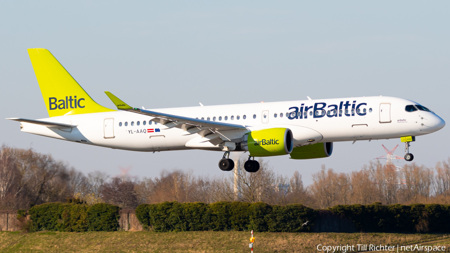 airBaltic Airbus A220-300 (YL-AAQ) | Photo 498517