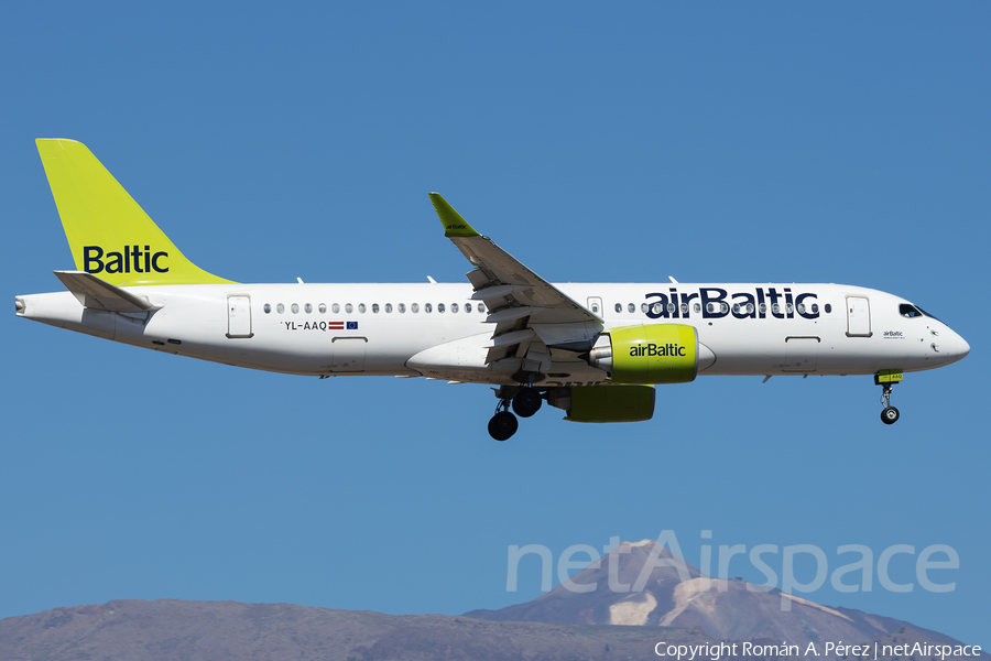 airBaltic Airbus A220-300 (YL-AAQ) | Photo 652160