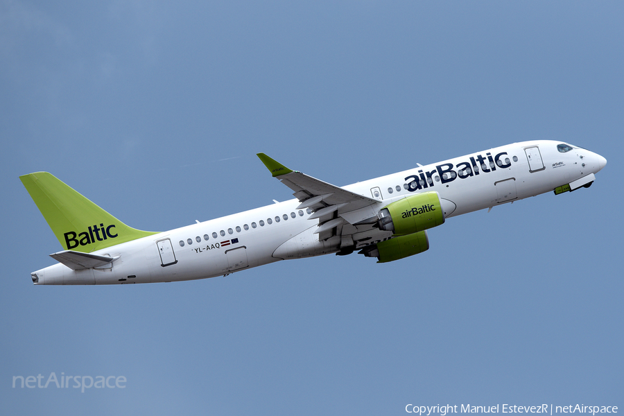 airBaltic Airbus A220-300 (YL-AAQ) | Photo 653851
