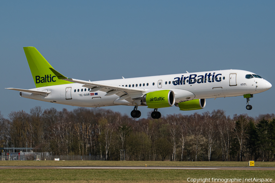 airBaltic Airbus A220-300 (YL-AAR) | Photo 439864