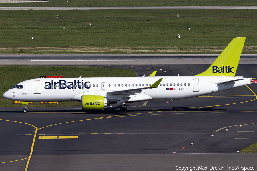 airBaltic Airbus A220-300 (YL-AAS) | Photo 504633