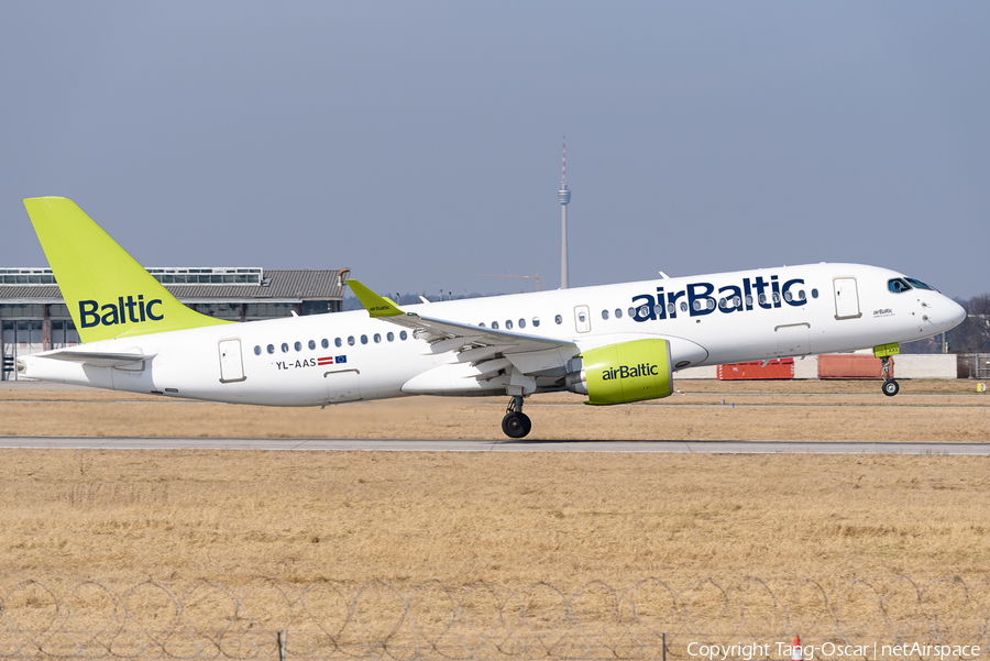 airBaltic Airbus A220-300 (YL-AAS) | Photo 499875