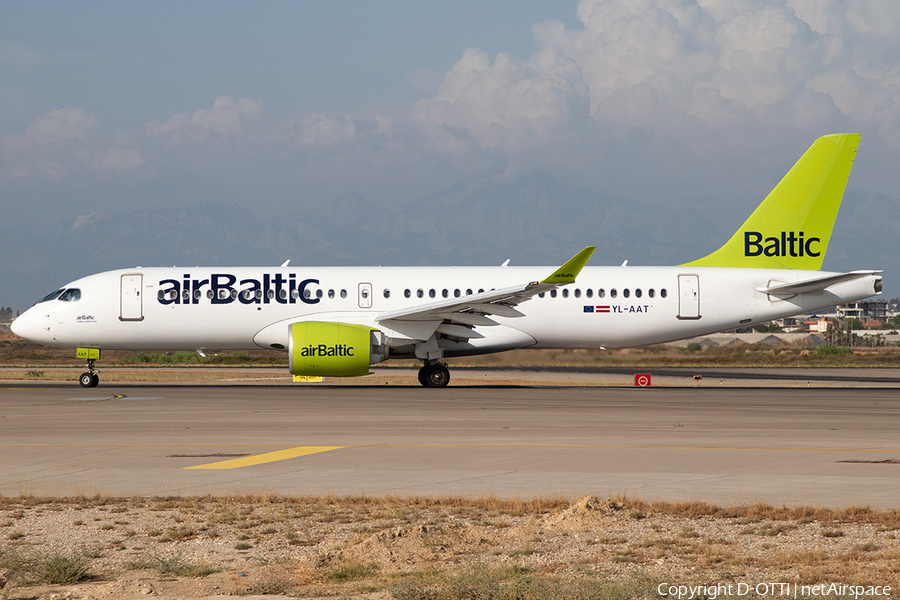 airBaltic Airbus A220-300 (YL-AAT) | Photo 599684