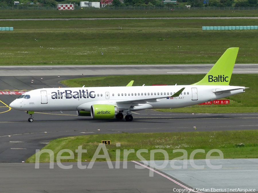 airBaltic Airbus A220-300 (YL-AAT) | Photo 571148