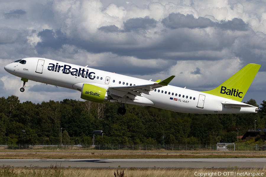 airBaltic Airbus A220-300 (YL-AAT) | Photo 400593