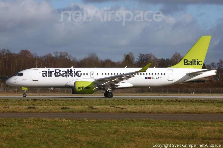 airBaltic Airbus A220-300 (YL-AAT) | Photo 494638