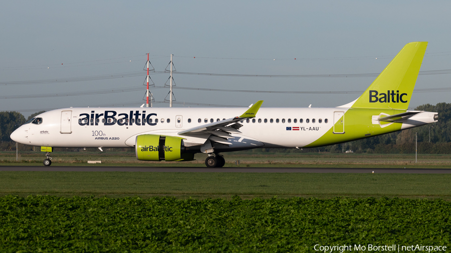 airBaltic Airbus A220-300 (YL-AAU) | Photo 531806