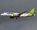 airBaltic Airbus A220-300 (YL-AAU) at  Rome - Fiumicino (Leonardo DaVinci), Italy