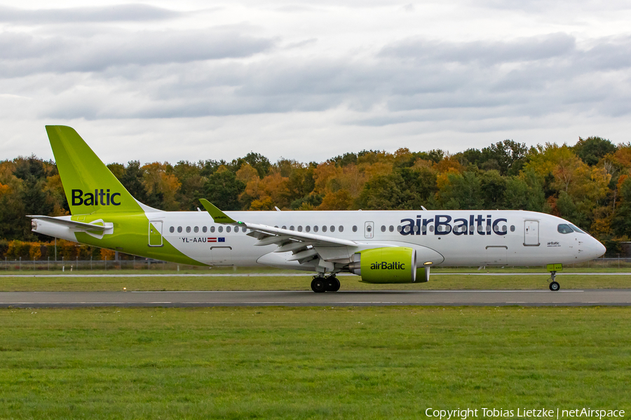 airBaltic Airbus A220-300 (YL-AAU) | Photo 408337