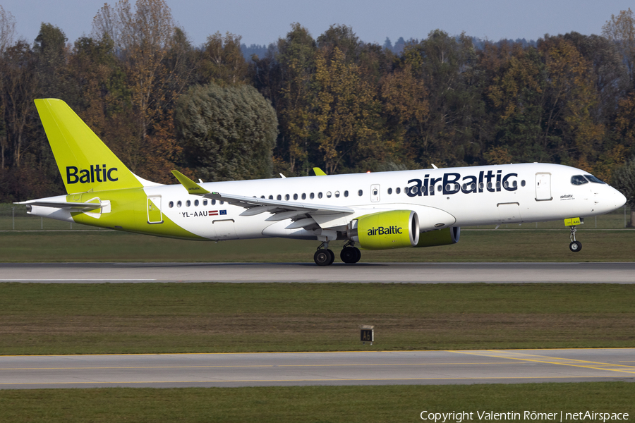 airBaltic Airbus A220-300 (YL-AAU) | Photo 538759