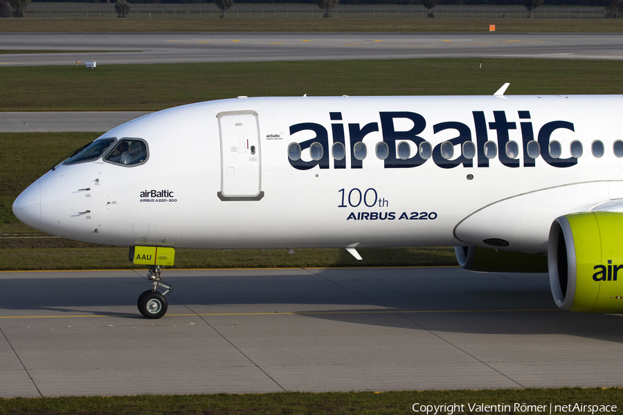 airBaltic Airbus A220-300 (YL-AAU) | Photo 538760