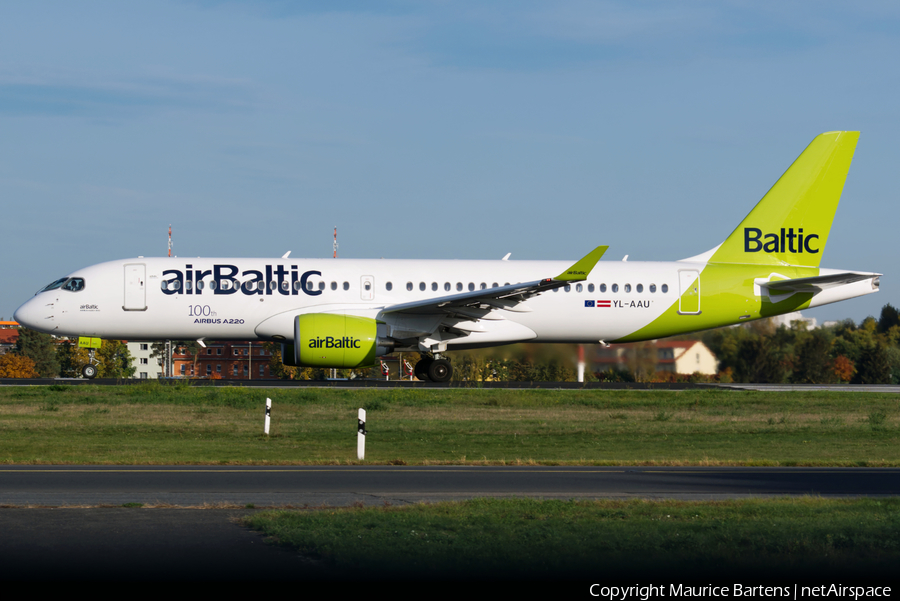 airBaltic Airbus A220-300 (YL-AAU) | Photo 408531