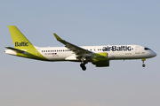 airBaltic Airbus A220-300 (YL-AAV) at  Warsaw - Frederic Chopin International, Poland
