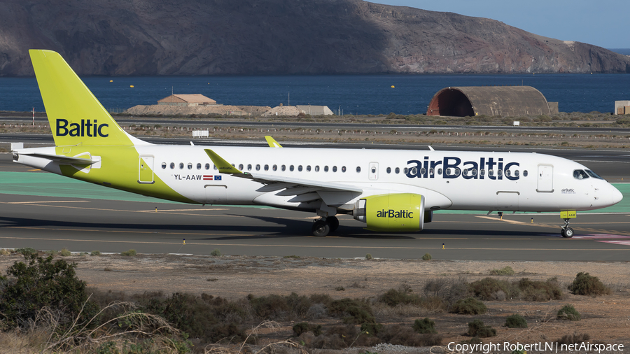 airBaltic Airbus A220-300 (YL-AAW) | Photo 665181