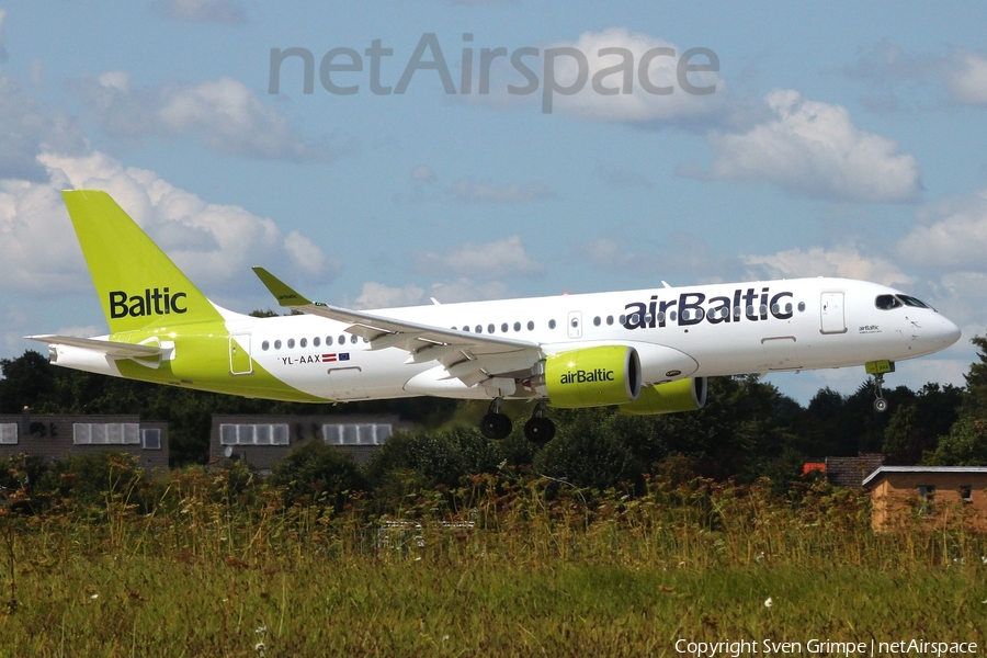 airBaltic Airbus A220-300 (YL-AAX) | Photo 469900