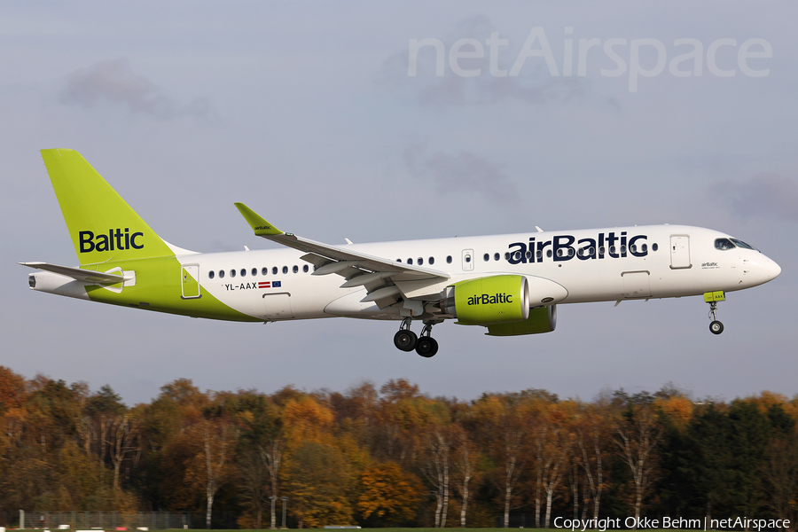 airBaltic Airbus A220-300 (YL-AAX) | Photo 479031