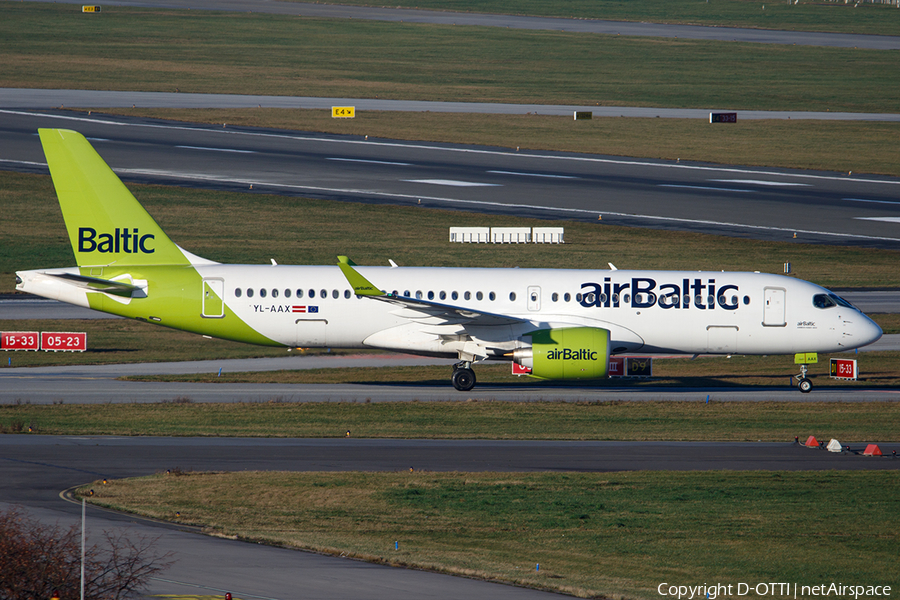 airBaltic Airbus A220-300 (YL-AAX) | Photo 484915
