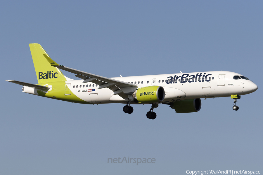 airBaltic Airbus A220-300 (YL-AAX) | Photo 614249