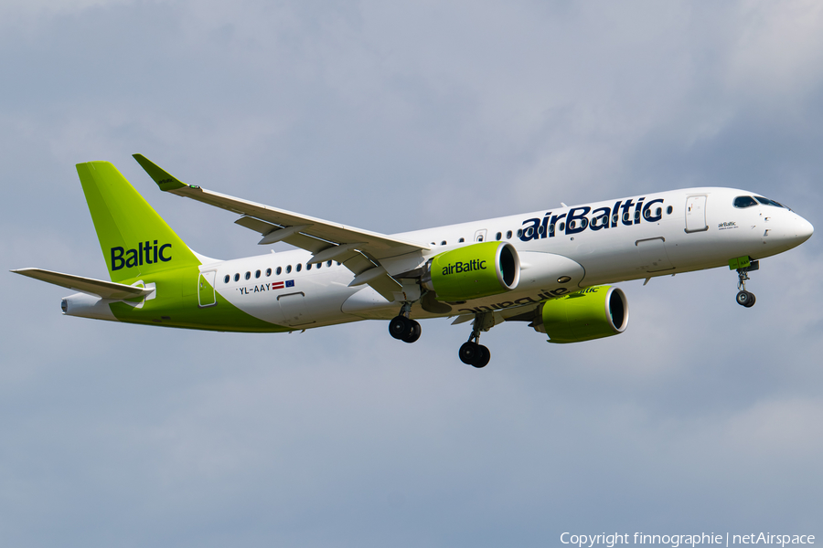 airBaltic Airbus A220-300 (YL-AAY) | Photo 457576