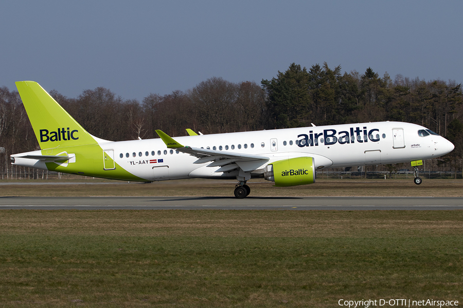 airBaltic Airbus A220-300 (YL-AAY) | Photo 500187