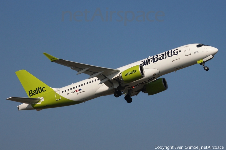 airBaltic Airbus A220-300 (YL-AAY) | Photo 501335