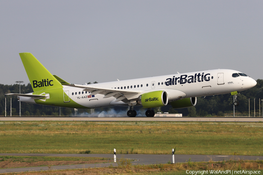 airBaltic Airbus A220-300 (YL-AAZ) | Photo 465589