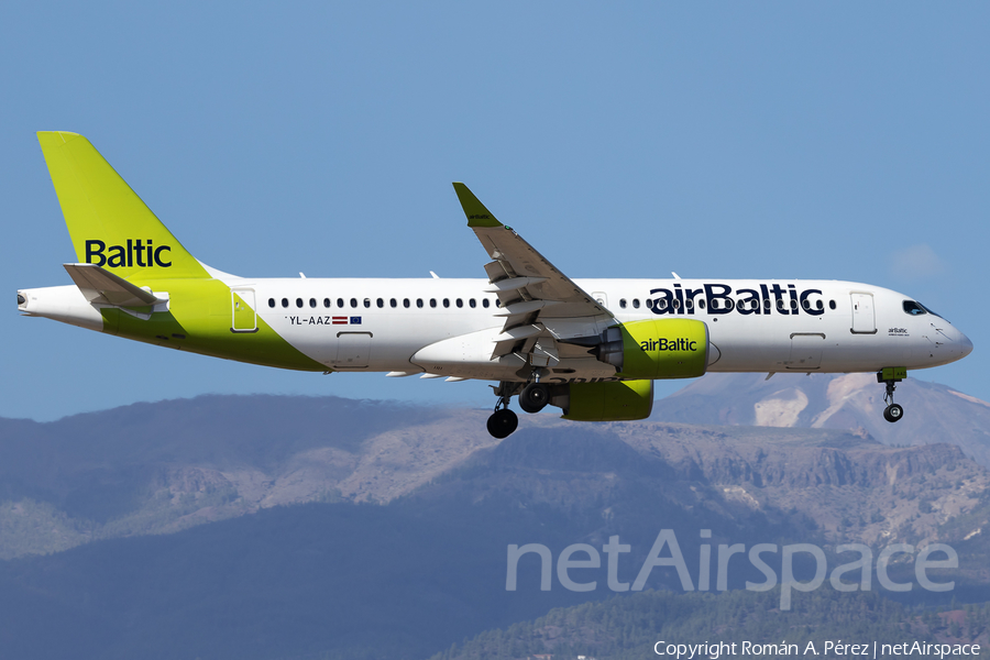 airBaltic Airbus A220-300 (YL-AAZ) | Photo 652280