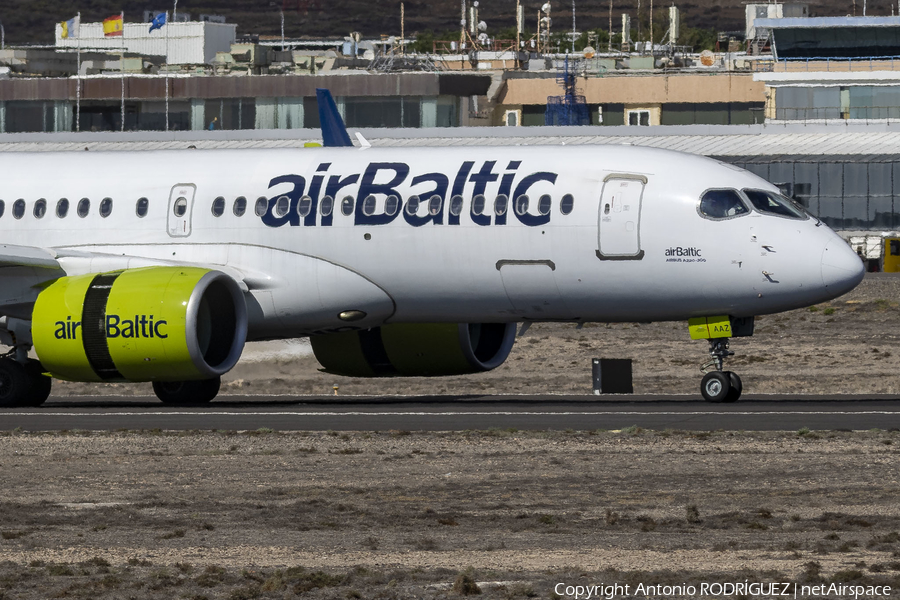 airBaltic Airbus A220-300 (YL-AAZ) | Photo 662482