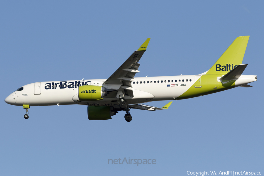 airBaltic Airbus A220-300 (YL-ABA) | Photo 608956
