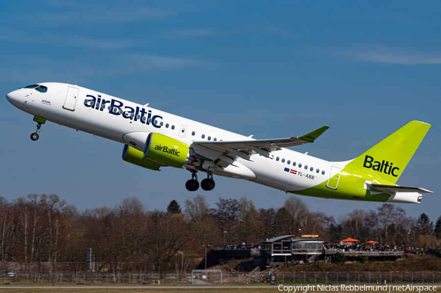 airBaltic Airbus A220-300 (YL-ABB) | Photo 500927