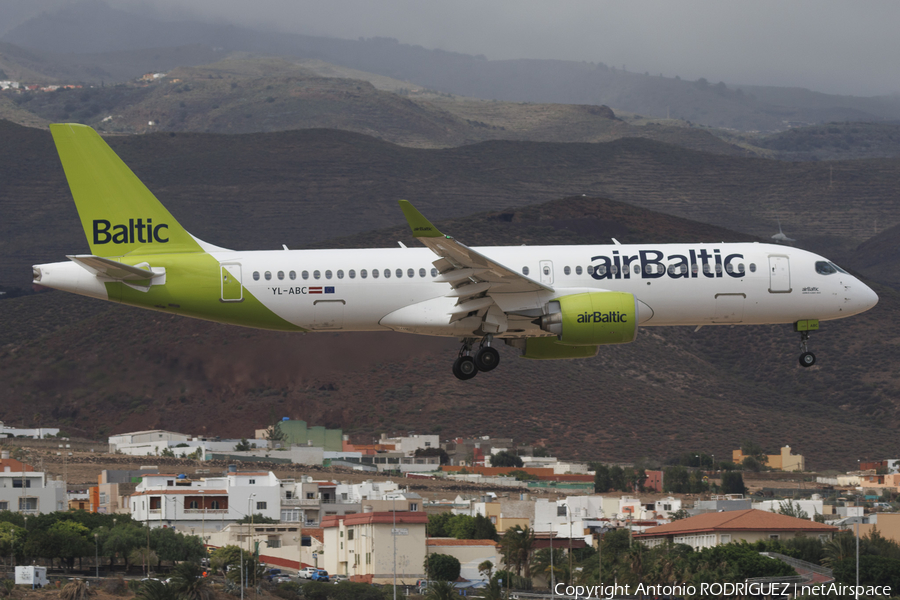 airBaltic Airbus A220-300 (YL-ABC) | Photo 598312