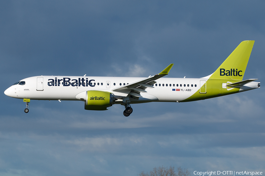 airBaltic Airbus A220-300 (YL-ABD) | Photo 481490