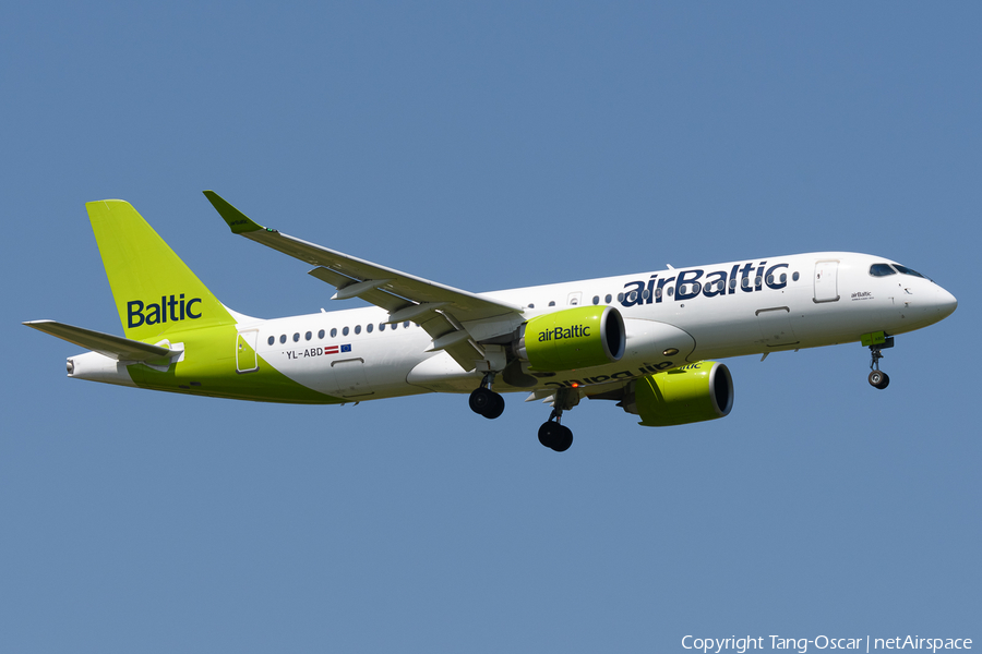 airBaltic Airbus A220-300 (YL-ABD) | Photo 634054