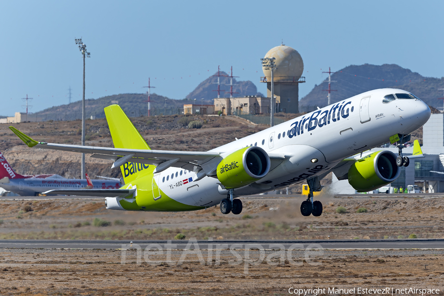 airBaltic Airbus A220-300 (YL-ABD) | Photo 599795