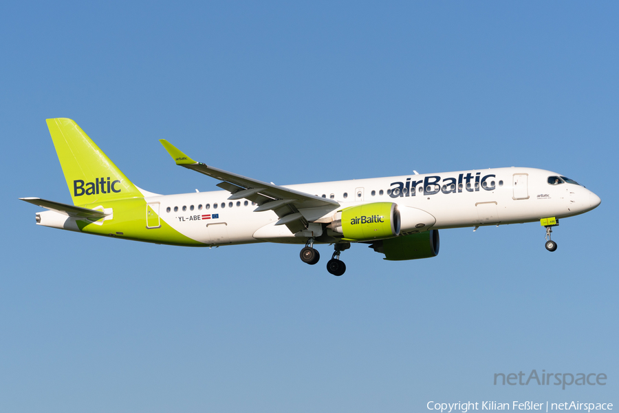 airBaltic Airbus A220-300 (YL-ABE) | Photo 674411