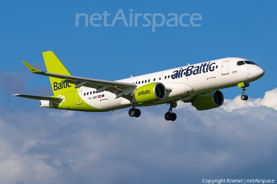 airBaltic Airbus A220-300 (YL-ABF) | Photo 675923