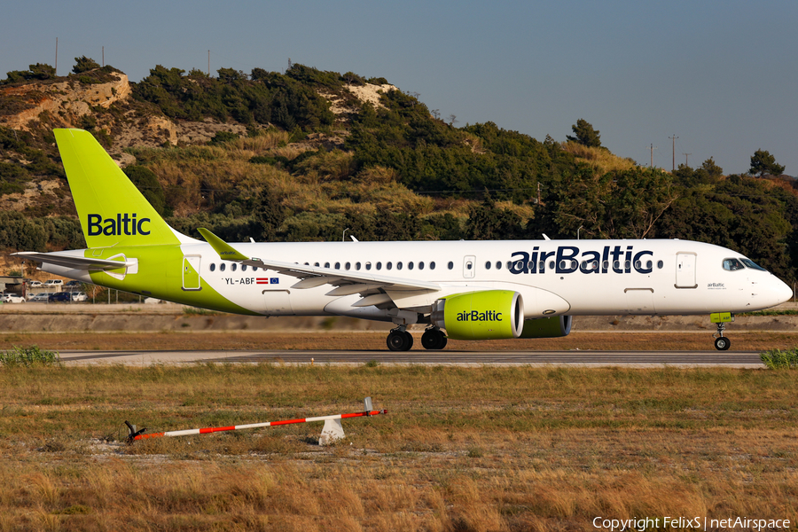 airBaltic Airbus A220-300 (YL-ABF) | Photo 581797
