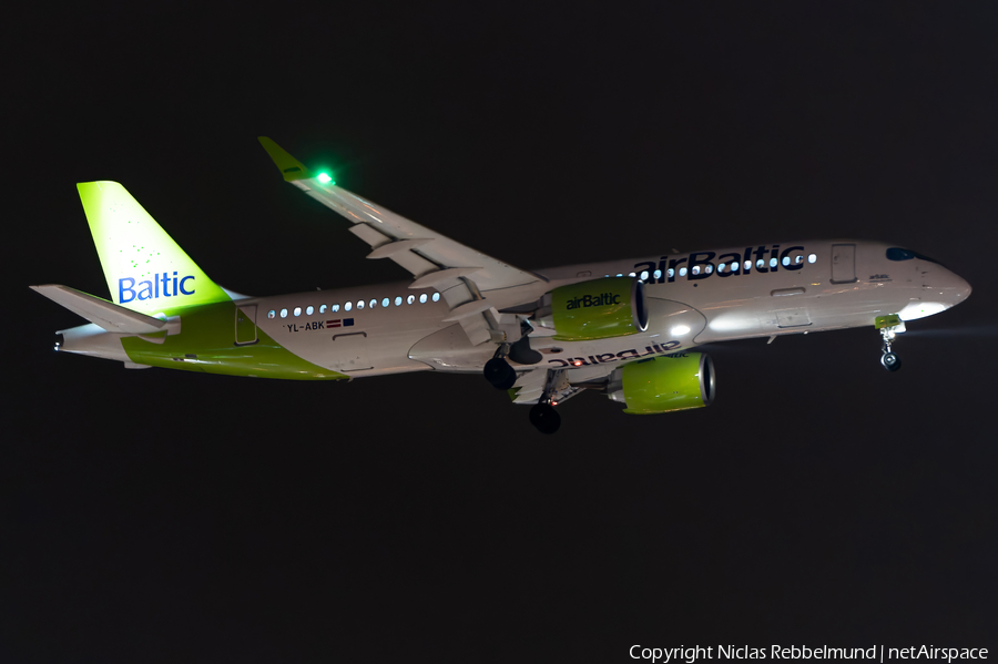 airBaltic Airbus A220-300 (YL-ABK) | Photo 546786