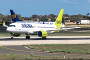 airBaltic Airbus A220-300 (YL-ABM) at  Luqa - Malta International, Malta