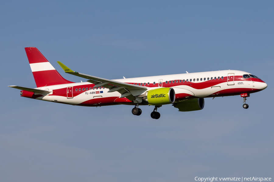 airBaltic Airbus A220-300 (YL-ABN) | Photo 634897