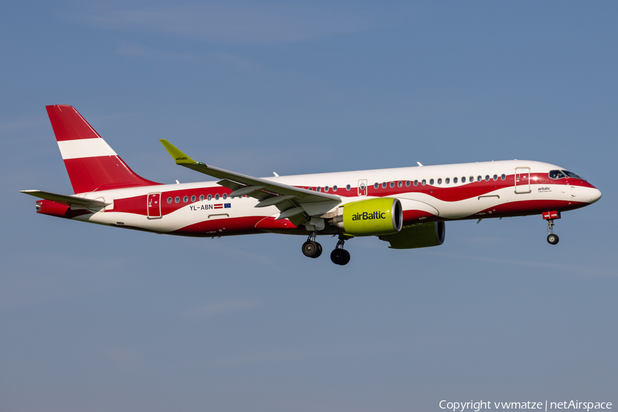 airBaltic Airbus A220-300 (YL-ABN) | Photo 634898