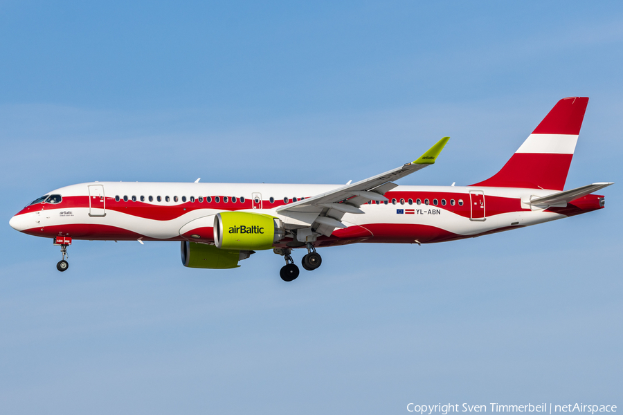 airBaltic Airbus A220-300 (YL-ABN) | Photo 572490