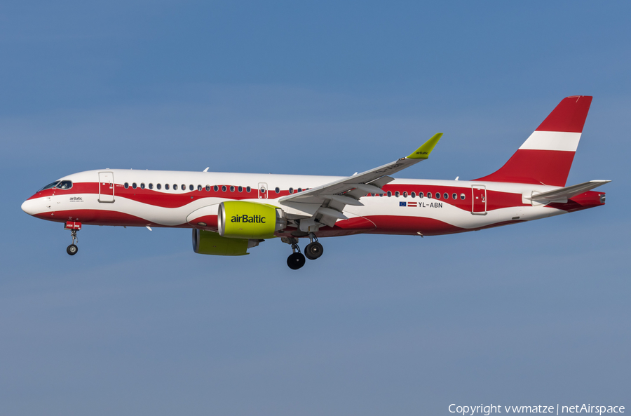 airBaltic Airbus A220-300 (YL-ABN) | Photo 572675