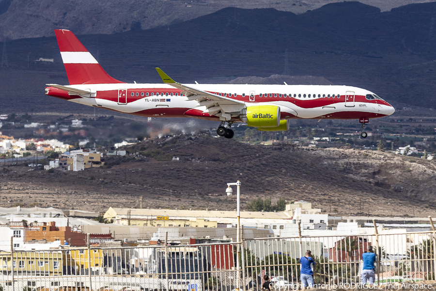 airBaltic Airbus A220-300 (YL-ABN) | Photo 651960