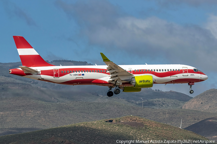 airBaltic Airbus A220-300 (YL-ABN) | Photo 660552